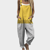 Jardineira – Estilo Único em Amarelo e Preto