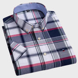 Mateus - Camisa Clássica de Algodão com Padrão