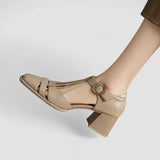 Scarlett – Saltos Bloco T-Strap