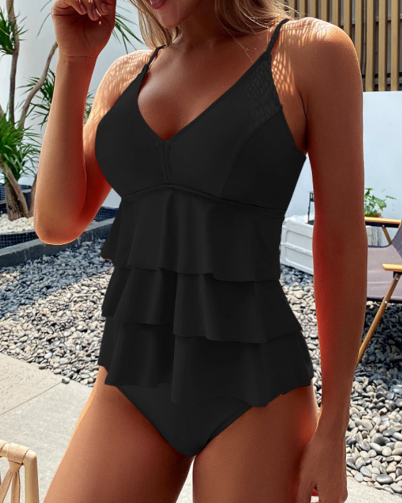 Lia - Fato de Banho Elegante com Rendas Estilosas