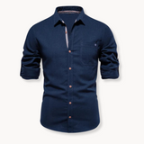 Blusa - Mistura Respirável com Fecho Frontal