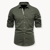 Blusa - Mistura Respirável com Fecho Frontal
