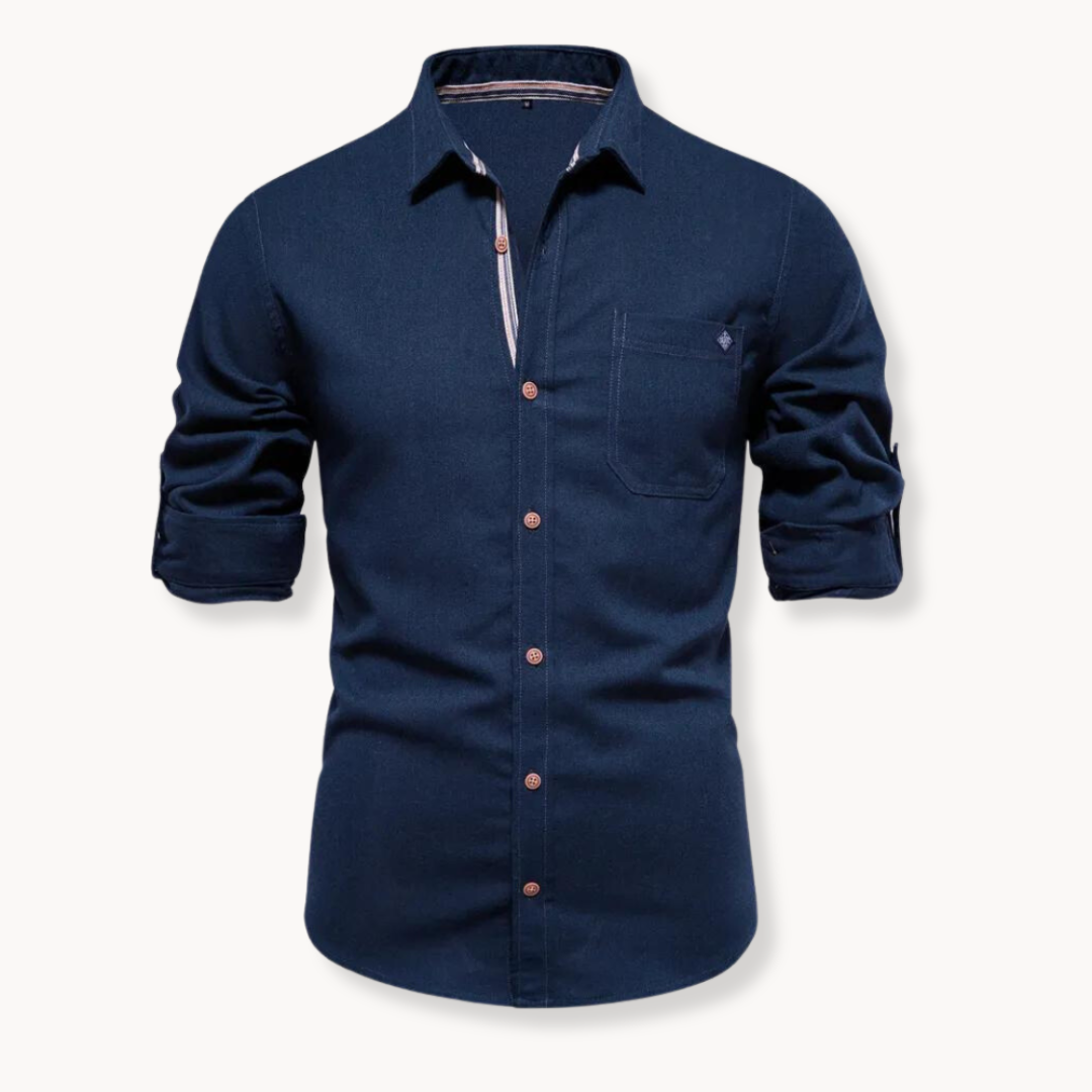 Blusa - Mistura Respirável com Fecho Frontal