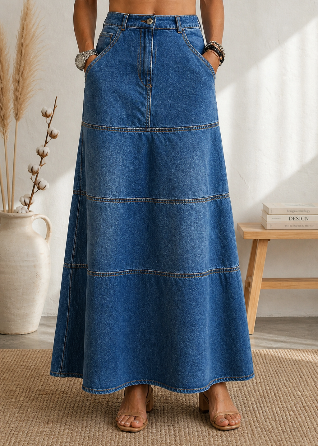 Clara Lisboa - Saia de Denim