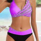 Mona - Bikini Impressão em Tons Quentes