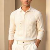 Sweater de Malha Misturada - Relaxado