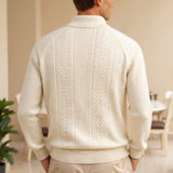 Sweater de Malha Misturada - Relaxado