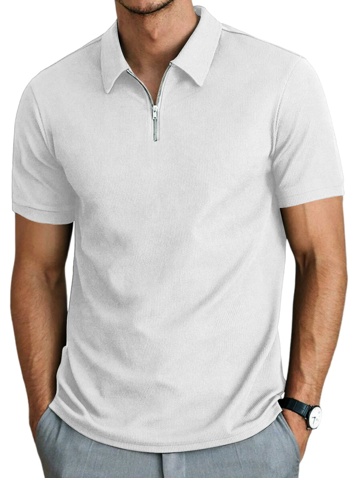 Camisa Polo - Mistura Leve Relaxada