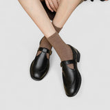 Ariana - Sapatos Ortopédicos Mary Jane de Ponto Quadrado