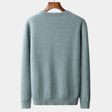 João - Sweater de Gola Redonda em Malha Mista