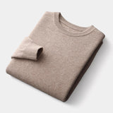 João - Sweater de Gola Redonda em Malha Mista