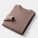 João - Sweater de Gola Redonda em Malha Mista