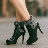 Magda - Botas Com Salto Quentes