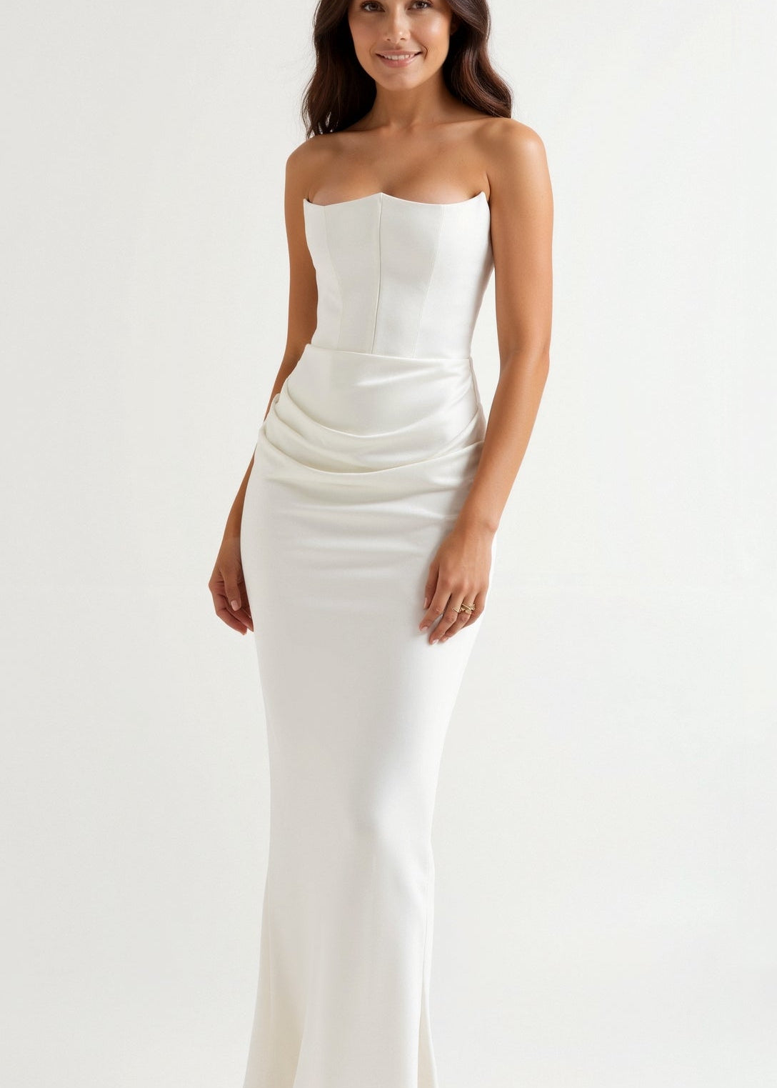 Esmeralda - Vestido comprido com corpete